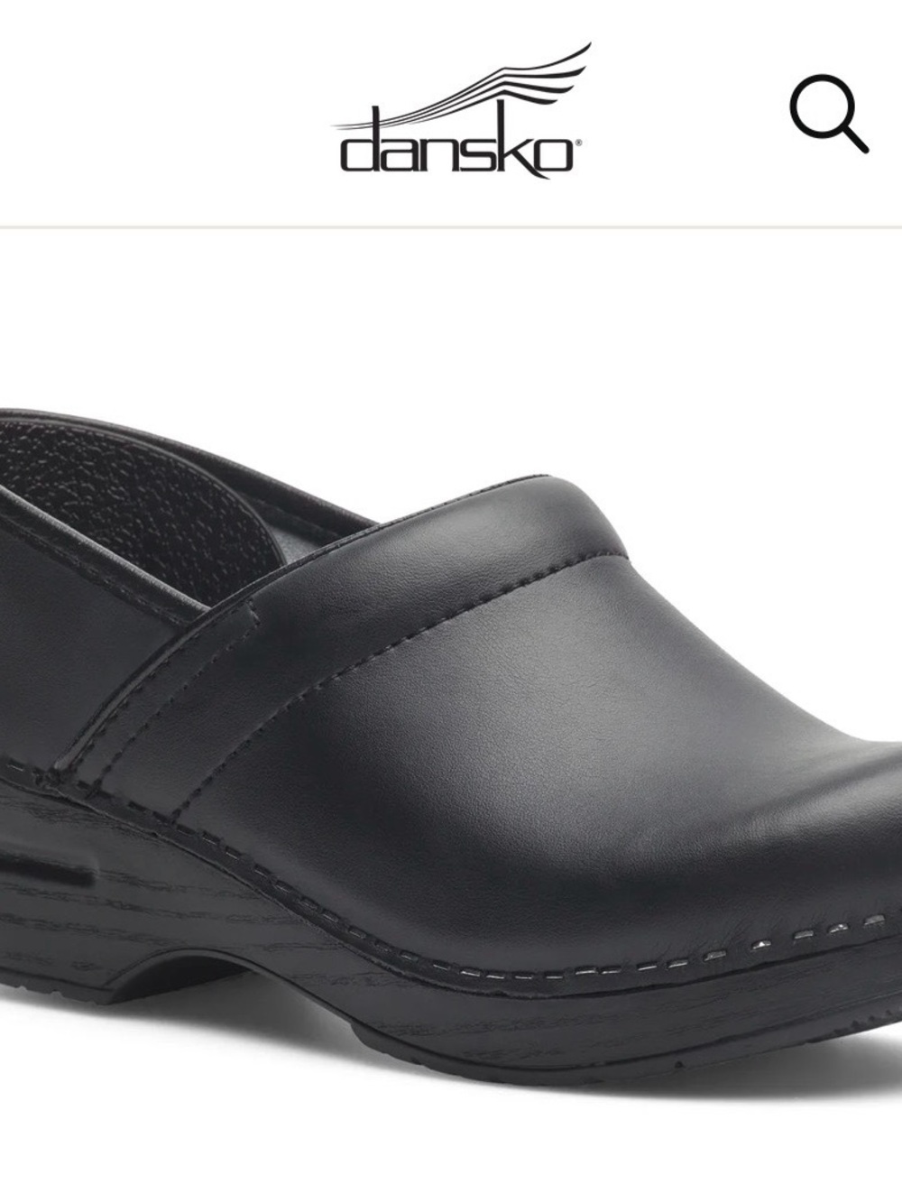 Dansko Women's Black Professional Clog - LT Pro